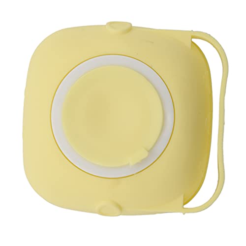 Jevindo Cepillo de baño para perros y gatos, de silicona, para masaje, champú dispensador, para perros y gatos, cuidado de ducha, color amarillo