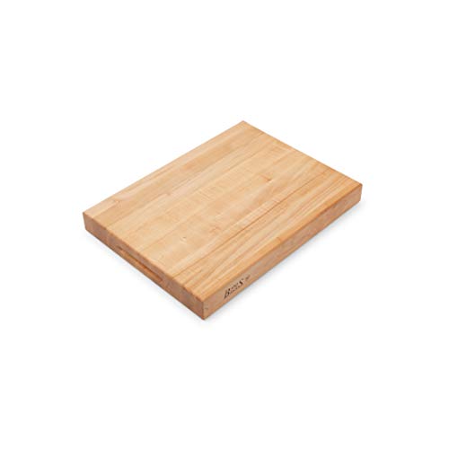 John Boos Block RA02 - Tabla de cortar reversible de grano de madera de arce, 50 cm x 15 pulgadas x 2.25 pulgadas