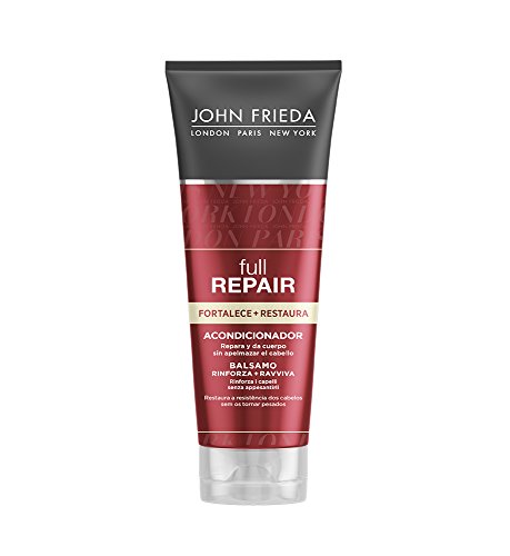 John Frieda Acondicionador Reparador Full Repair 250ml | Pelo Dañado y Seco | Hidratante | Nutritivo | Solido