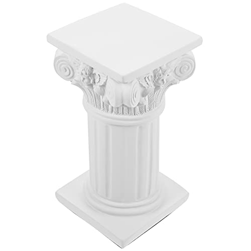 jojofuny Pilar Romano Columna Griego Estatua Columna Griego Escultura de Resina Estatuilla Boda Columna Decoración Decoración de Mesa de Boda