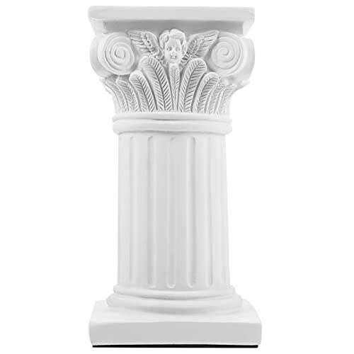 jojofuny Pilar Romano Columna Griego Estatua Columna Griego Escultura de Resina Estatuilla Boda Columna Decoración Decoración de Mesa de Boda