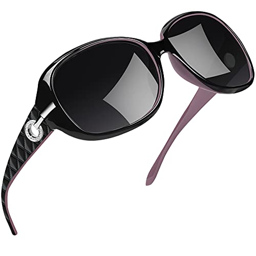 Joopin Gafas de Sol Mujer Moda Polarizadas Protección UV400 de Gran Tamaño Gafas de Sol Señoras (Púrpura)