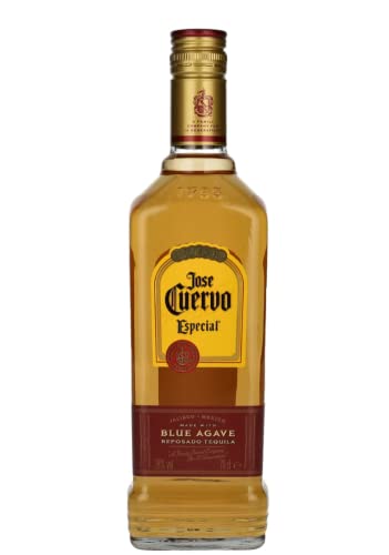 Jose Cuervo – Tequila Reposado Especial 700ml, 38º – Combinación única de tequilas reposados y jóvenes. – El tequila No 1 del mundo, perfecto para chupitos y cócteles.