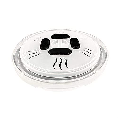 JSBAN Imán Microondas Horno Cubra Imán Salpicadura Salpicadura Tapa Microondas Hover Hover Anti-Sportinging Oneme Oil Cap (Color : White)