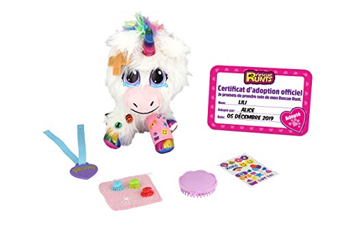 Juguete de Unicornio para niños de Rescue Runts, Juguete Veterinario, Rainbow, 3 años en adelante