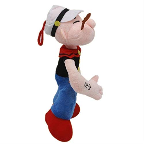 JZLMF Popeye Seaman - Muñeca de marinero (40 cm), diseño de peluche