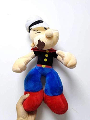 JZLMF Popeye Seaman - Muñeca de marinero (40 cm), diseño de peluche