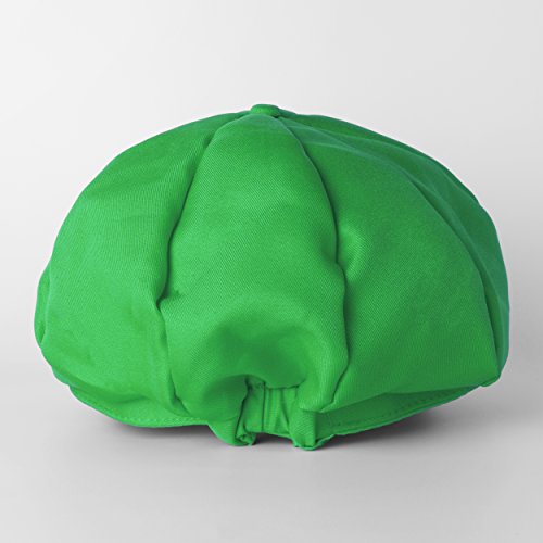 Katara Disfraz de Super Mario Bros. Gorra Clasica de Luigi Niños Adultos, Carnaval Cosplay, Color Verde (1659) , color/modelo surtido