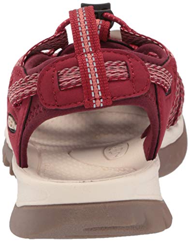 KEEN Whisper Sandalias para Mujer, Rojo (red dahlia), 39 EU