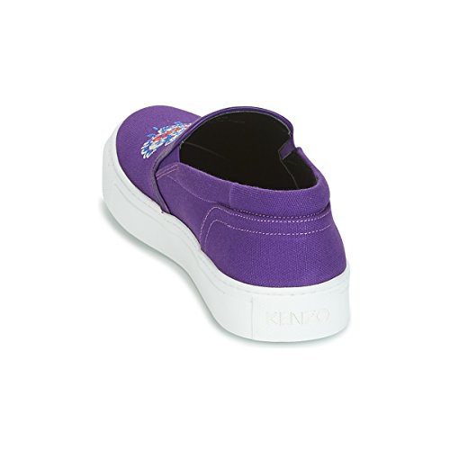 Kenzo K Skate Sneakers Slip On Mujeres Violeta - 37 - Slip On Shoes