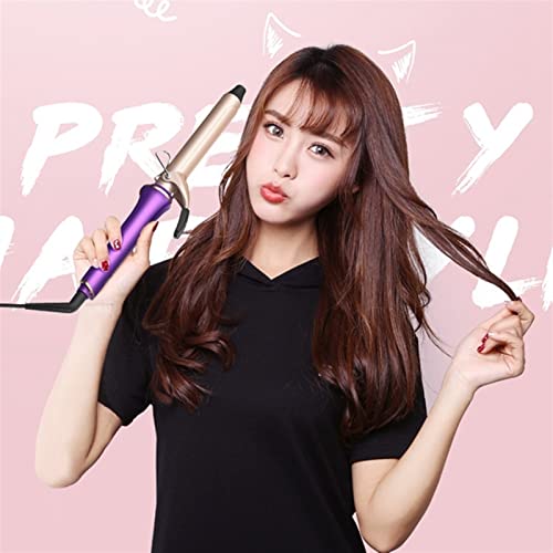 kerryshop Plancha rizadora Curling Iron Professional Curling Wand Set de Cabello Curler de Pelo Cerámica Curling Varita con Clips de Guante Cerámica Barriles Curiador de Pelo Herramientas para rizar