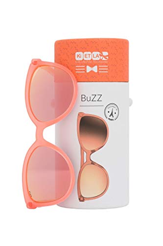 Ki ET LA BU4SUNNEON Gafas de sol Buzz para niños (4-6 años), Rosa Neón