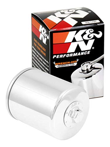 K&N KN-170C Filtro de aceite Oil Filter Powersport , CANISTER CHROME Moto