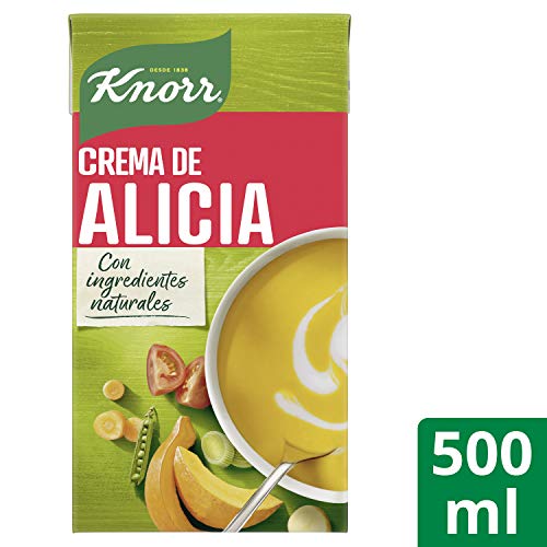 KNORR Crema Alicia, calabaza, zanahoria y guisantes, 500 ml