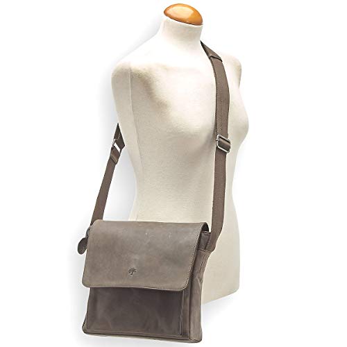 Koffer-direkt.de Castello Hunter - Bolso Bandolera (26 cm), coñac (Marrón) - SM5-CH-cog