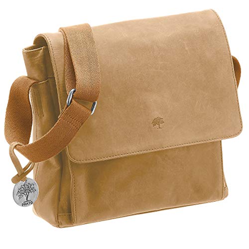 Koffer-direkt.de Castello Hunter - Bolso Bandolera (26 cm), coñac (Marrón) - SM5-CH-cog