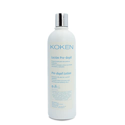 KOKEN - Pre-Depil 500ml | Loción previa a la depilación | Protege y prepara tu piel para una depilación profesional.