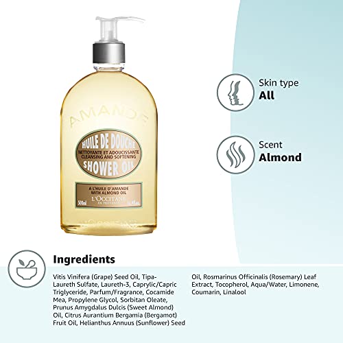 L´Occitane Almond Shower Oil 500Ml 500 ml