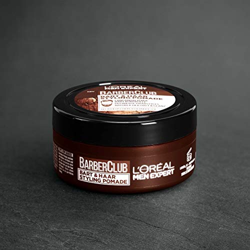 L 'Oreal Men expert Barber Club Barba y Cabello pomade, 75 ml, barba Cuidado