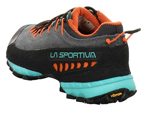 LA SPORTIVA TX4 Woman, Zapatillas de montaña Mujer, Carbon/Aqua, 39 EU