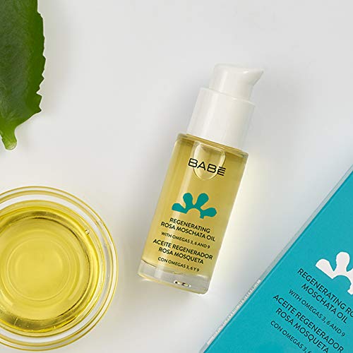 Laboratorios Babé Aceite De Omega 3.6 Y 9. Cicatrizante, Regenerador, con Rosa de Mosqueta Pura, Para Piel Atópica, Estrías, Descamación Severa, Quemaduras, Piel Seca - 15 ml