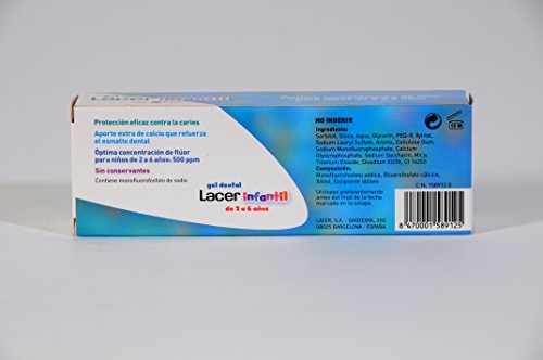 LACER GEL DENTAL INFANTIL FRESA 50 ML.