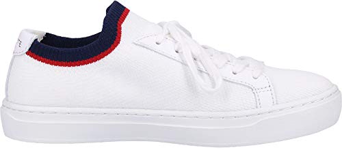 Lacoste 37CFA0016, Zapatillas para Mujer, Blanco (Wht/Nvy/Red 407), 36 EU