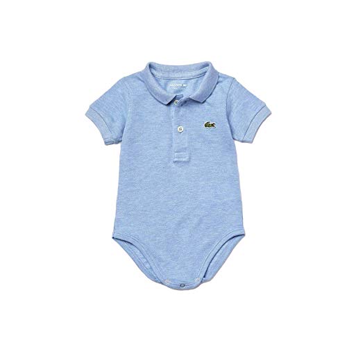 Lacoste 4J6963 Body, Nuage Chine, 6 mois Unisex bebé