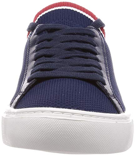 Lacoste LA PIQUEE 119 1 CMA, Zapatillas Hombre, Azul (Navy/White/Red), 39.5 EU