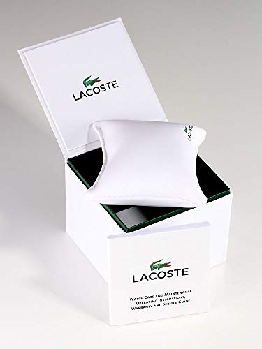 Lacoste Reloj Analógico para Hombre de Cuarzo con Correa en Caucho 2011069