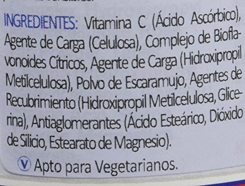 Lamberts Vitamina C 1000mg con Bioflavonoides y Escaramujo - 60 Tabletas