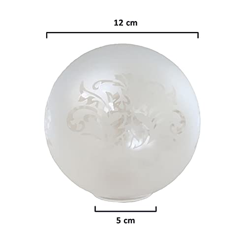 LB Tulipa de Cristal Bola Mate de 12cm Boca 5cm LTDE 529559A