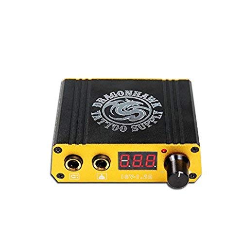 LCD Portable Mini Tattoo Power Supply Clip Cord Foot Pedal Kit P077EUYMX