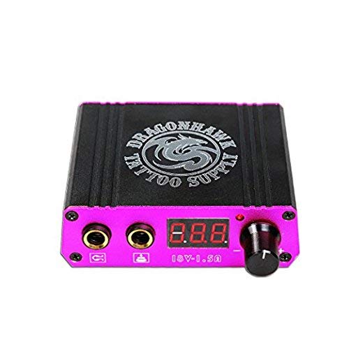 LCD Portable Mini Tattoo Power Supply Clip Cord Foot Pedal Kit P078EUYMX