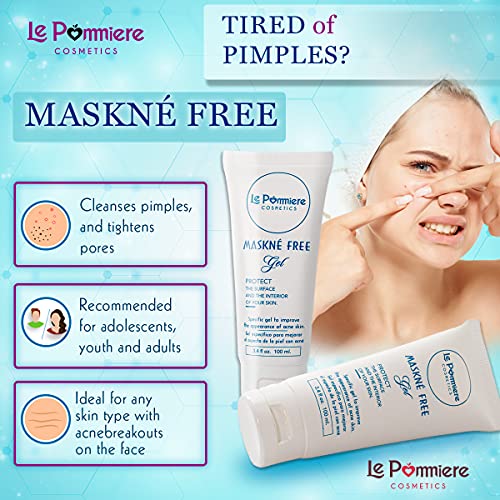 Le Pommiere Gel tratamiento Antiacné 100ml, remueve espinillas de cara, cuello y espalda. Acné ocasional. Adolescente, juvenil y hormonal