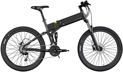 Legend eBikes ETNA Smart 10,4Ah Bicicleta eléctrica de montaña Plegable 27.5", Adultos Unisex, Negro Onyx, 52…