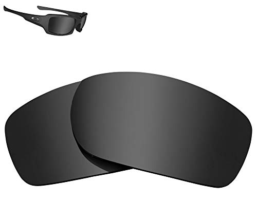 Lentes de repuesto compatibles con OAKLEY Fives Squared Polarizado Negro Iridium