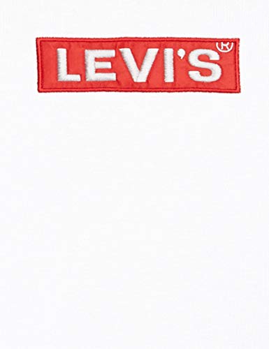 Levi's Relaxed Graphic Hoodie Sudadera, Blanco (Boxtab Pop White 0022), X-Large para Hombre