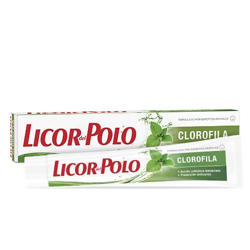 Licor del Polo - Dentífrico Clorofila - Frescor Tradicional, Anti bacteriano y Anticaries