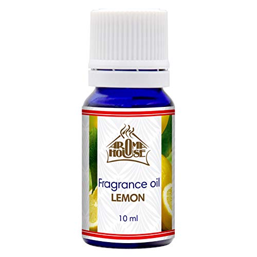 Limon Fragancia Aceite 10ml - para Aroma Lámpara & Difusor - Adecuado Para Hacer Velas & Jabones - Para Ramos Secos & Bolsitas Perfumadas - Productos Para Cuidado Cuerpo & Piel