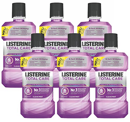 Listerine Cuidado Total, Paquete 6er (6 x 500 ml)