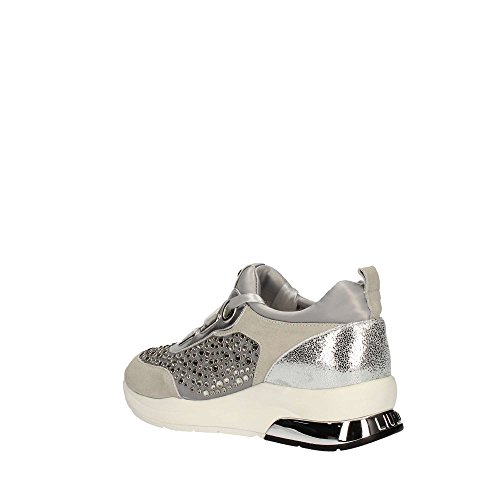 Liu Jo Sneakers B18013T2037/01072, Colore Grigio, con Zeppa, Nuova Collezione Primavera Estate 2018