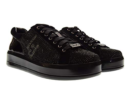 LIU JO Zapatos de Mujer con Plataforma B68019 TX011 Kim 07 Light UP Talla 37 Negro