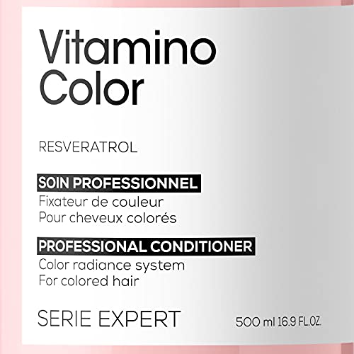 L'Oréal Professionnel, Acondicionador Vitamino Color, Con Resveratrol para el tratamiento del color, SERIE EXPERT, 500ml
