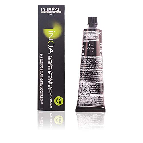 L'Oréal Professionnel INOA Coloración, Tono 5.18 - 60 gr