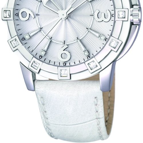 Lotus 15745/1 - Reloj analógico de Cuarzo para Mujer con Correa de Piel, Color Blanco