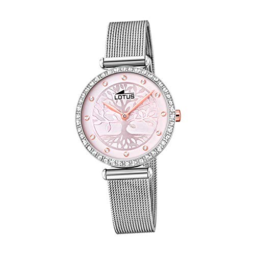 Lotus Reloj Analógico para Mujer de Cuarzo con Correa en Acero Inoxidable 18709/2