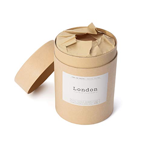 Lumaland Luma Lab Vela Perfumada City - Londres - Recuerdos de tu Lugar Favorito en Casa - 100% Cera de Soja - Vegana, Sostenible y Elegante - Aroma a Crema de Vainilla y Sándalo