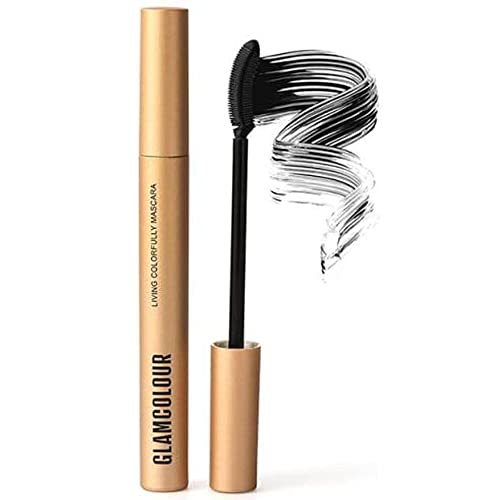 Magic Color Skinny Mascara, 4D Silk Fiber Eyelash Mascara, Lengthening Mascara Waterproof, Flake Free Mascara for Sensitive Eyes, Rich, Long-Lasting, Anti-Blooming (Curly-Black)