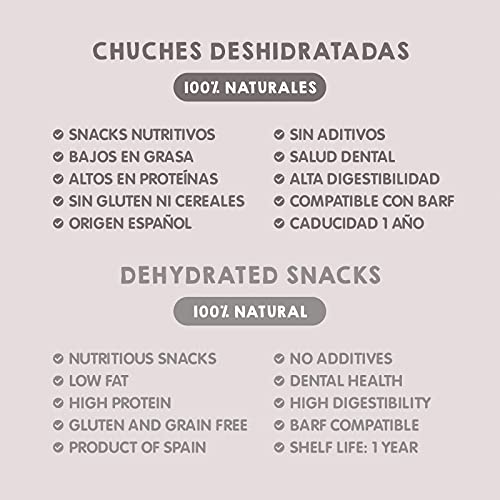 MAIKAI Chuches para Perros 100% Naturales - Patitas de Cordero deshidratadas (3 Packs X 2 ud)  - Snacks y premios saludables - Dieta Barf